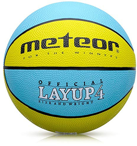 Basketboll för Barn Basketball Storlek 1 3 4 Perfekt Anpassad Till Ungdomens Barns Händer från 4–10 år Gammal Idealisk Basket för Träning Basket Med en Halkfri Yta METEOR LAYUP