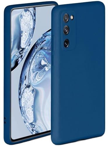 ONEFLOW Soft Case für Samsung Galaxy S20 FE/FE 5G Hülle aus Silikon mit Kameraschutz, Silikonhülle mit erhöhtem Schutz fürs Display, Backcover Schutzhülle, weiche Handyhülle, Blau