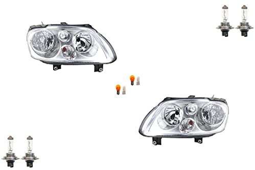 Johns, Scheinwerfer Halogen passend für VW Touran 1T 03-06 mit Leuchtmitteln Set LR