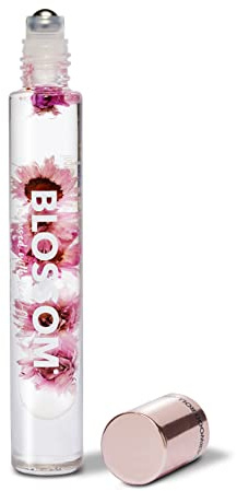 Blossom Roll on Perfume for Women Alcohol Free Rollerball Perfume Oil with Essential Oils, Infused with Real Flowers, Made in USA, 0.20oz (Sandalwood, cedar, Amber, Vetiver), Lavenderwood