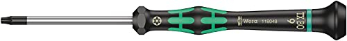 Wera T9 TORX® BO Präzisionsschraubendreher, Nickel, 157 mm/Klinge 60 mm