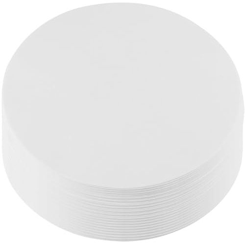 ZEONHAK 200PCS 26cm Round Baking Parchment Paper, 10 Inch Non Stick White Baking Parchment Circles, Cake Tin Liners Greaseproof Baking Sheets for Cake Tin, Tortilla Press