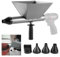 DUXINN Electric Mortar Grout Gun, Portable Cement Grouting Machine, Reusable Mortar Pointing Gun for Brick, Grout Applicator Caulking Finishing Tool with 4 Nozzles (Without Electric Drill)