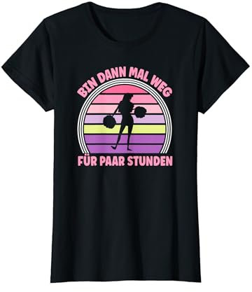 Cheerleading Cheerleader Damen Pompom Cheerleaden Mädchen T-Shirt