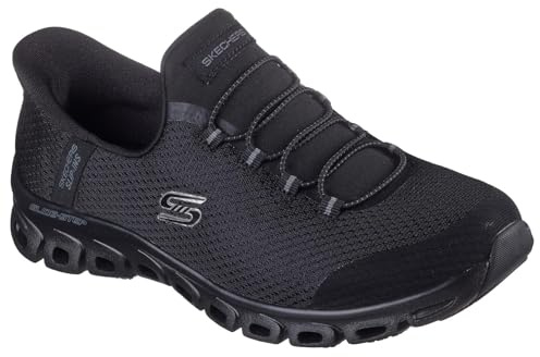 Skechers Dam Glide-Step-Pursuit Handfree Slip-ins Sneaker, Bbk, 38.5 EU