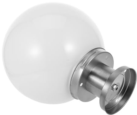 DOITOOL Lampada Da Esterno in Alluminio Lampada Globo in Acrilico Resistente Alle Intemperie Per Illuminazione Di Patio e Recinzioni Da Giardino