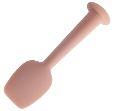 Spatola per crema per bambini, spatola per pannolini con base a ventosa, applicatore per pasta morbida, strumento per pulire il balsamo per bagnetto, asilo guance e cura dei glutei