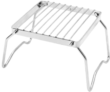 UPKOCH Barbecue Portable Pliable Acier Inoxydable Mini-Gril De Poche Accessoires pour Camping Et Parc