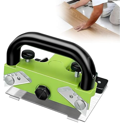 Taglierina regolabile per pavimenti in PVC, taglierina per pavimenti in laminato, lega di alluminio e plastica PVC, strumento manuale per la costruzione di pavimenti, strumento di rifilatura per
