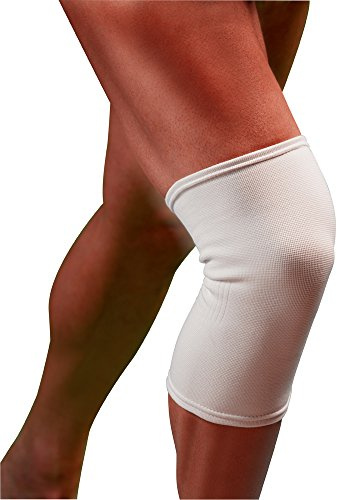 Vulkan, Support de genou élastique, gaine de compression légère et respirante offrant protection, stabilité et soutien pour les blessures, les entorses et les foulures, medium, de 35 à 40 cm