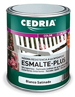 Esmalte al agua para madera, hierro y cerámica 750 ml - Blanco Satinado -