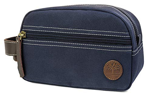 Timberland Herren Toiletry Bag Canvas Travel Kit Organizer Packwürfel, Marineblau, Einheitsgröße