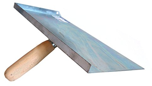 Mortar Holder with Wooden Handle, Pointing, Bricklaying, Hawk, Jointing, Shovel, Stand, DIY (K1610)