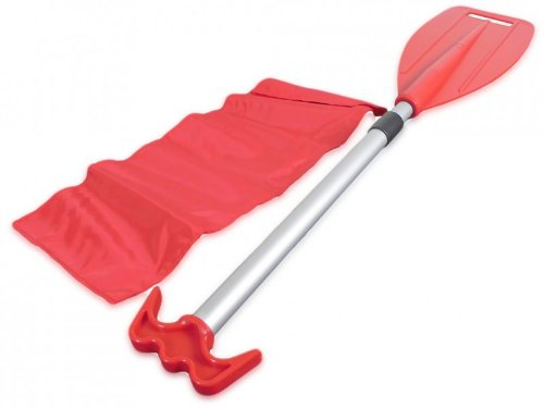 Teleskop Paddel mit Bootshaken & Nylontasche