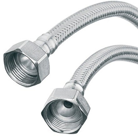 Flexi Flexible Kitchen Basin MonoBloc Tap Connector Hose Pipe 3/4 x 3/4 30cm Length