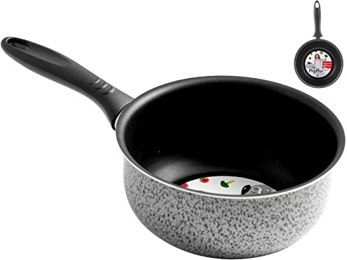 Home Salt N'Pepper Pentolino in Alluminio, Rivestimento Antiaderente, 20 cm