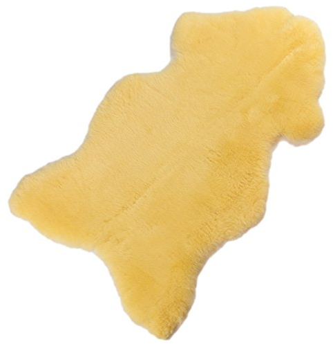 CleanSheep Schaffell, medizinische Naturform, waschbar, europäische Qualität, für Stuhl oder Bett, Größe L 100 cm