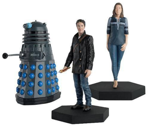 Doctor Who - Coffret Figurines Huitième Docteur, Liv Chenka, Dalek (Big Finish) - Eaglemoss Collections