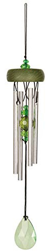 Woodstock Windspiel zum Aufhängen, bunt, grün