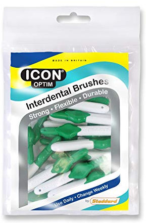 Stoddard Icon Green Standard Interdental Brushes - 25 Per Pack