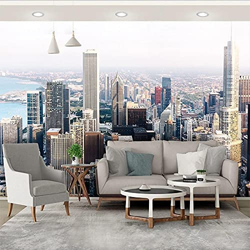 Frtmsticker Papier Peint Autocollant Murale 3D Célèbre Ville Paysage Papier Peint Photo 3D Enfants Chambre 3D Murale Pvc Autocollant Wall Art Garçon Fille Chambre Affiche Murale 250X150Cm