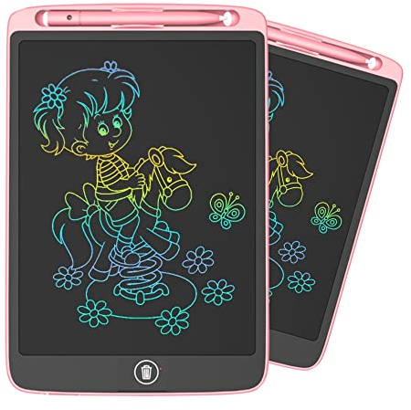 Pizarra Mágica Infantil: Tablet Lcd 8,5 Pulgadas, Tablet Escritura Niños, tablet infantil para dibujar, Pizarra Digital, Tableta de escritura lcd para niños, Tablet pintar, Pizarra Infantil (Rosa)