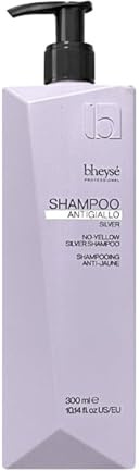 Champú Violeta Matizador, elimina los tonos amarillos, limpia, nutre y repara suavemente, para cabellos rubios, blancos y teñidos, | 300ML – Bheysé