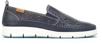 Pikolinos Tenerife Mocasines Mujer | en Cuero | Suela Extraligera en Color Azul