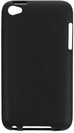 Schutzhülle für iPod Touch 4 - Schwarz | 3.5 Dünne stoßfeste Bumper-Rückseite, kratzfeste flexible TPU-Schale, grifffreundlich