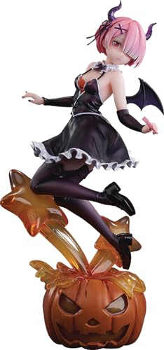 KADOKAWA Re:Zero -Starting Life in Another World- Ram (Phantom Night Wizard Ver.) 1:7 Scale PVC Figure