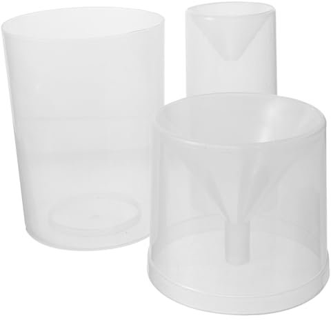 TOYANDONA 3pièces Pluviomètre Plastique Instrument De Mesure De Pluie pour Éducation Géographie Outil De Mesure pour Jardin Et Extérieur