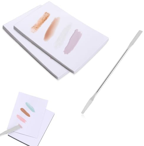 PYEUIFT 100 Pièces Palette de Nail Art, Palette de MéLange de Couleurs pour Vernis à Ongles, Nail Art Palette Nail Art Palette Palette Ongles Nail Art Nail pour Maquillage, Beauté, Nail Art