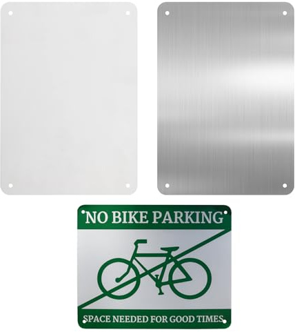2 placas de metal para sublimación de metal en blanco con 4 agujeros, placas de nombre de aluminio, multifuncionales, para carteles publicitarios, decoración de pared, 300 x 200 x 0,65 mm