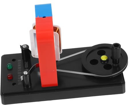 SUPVOX Generatore Manuale a Manovella Per Esperimenti Scientifici, Generatore Portatile Fai Da Te Per Studenti, Attrezzatura Didattica Fisica Sicura e Resistente, Compatto Per Laboratori Di Fisica