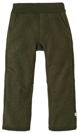 Disana Walk-Hose Kinder - 100% Bio-Merino, Wollwalk – atmungsaktiv & extra warm - Unisex Gr. 86 – 140 - nachhaltig & fair – super robust, mit elastischem Bund - Made in Germany