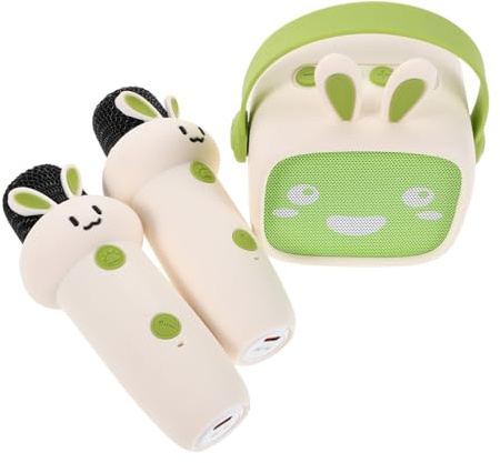FUTUREORYY Portable Wireless Speaker for Singing Mini for Toddlers Portable Karaoke for Home Party Boys and Girls Microphone for Bedtime Stories
