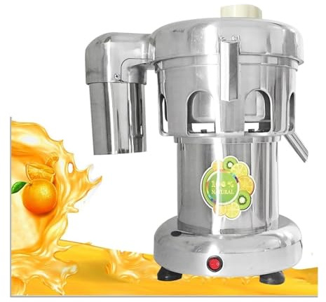370W Juicer comercial automático eléctrico para zumo de naranja, limón, manzana, zanahoria, extractor de jugo comercial, juicer de alto rendimiento, dimensiones 34x27x36 cm