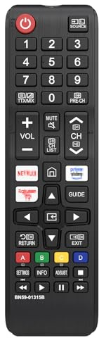 Meliya BN59-01315B Mando Samsung para Samsung Smart TV(Sin Batería)
