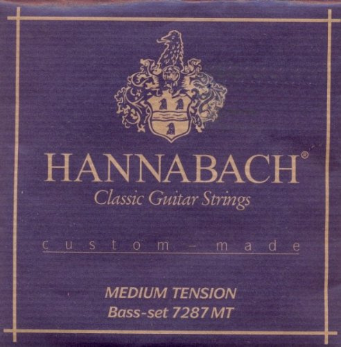 Hannabach 7287 Custom Made - Bass-Satz Konzergitarre, medium Tension