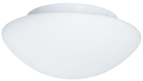 Searchlight 1910-28 Flush 1 Light Bathroom Ceiling Fitting in White
