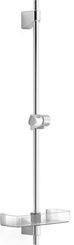 Hansa Wandstangenset / Brauseset Basicjet (ohne Handbrause) | + Wandstange, Montageset, Schieber, Seifenschale | Stange 720 mm, Brausehalterung: verstellbar, Steckkonus für Brauseschlauch