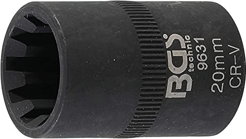 BGS 9631 | Bremssattel-Einsatz | 10-kant | für VAG und Porsche | SW 20 mm
