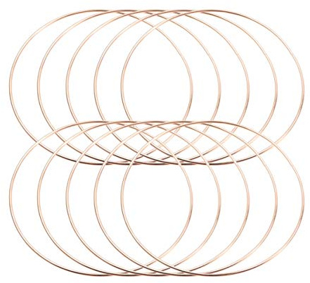 Healifty 10 Stück Metallring Gold 4.5Cm Traumfänger Ring Zubehör Zum Basteln Von Makramee Pflanzenhängern Und Wohnaccessoires Für DIY Dekoprojekte