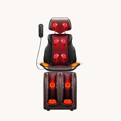 Sedile Massaggiante Shiatsu,Sedile Massaggiante,Poltrona Massaggiante,Massaggiatore di Schiena Collo,Massaggio di Riscaldamento a Vibrazione 8D a Corpo Intero