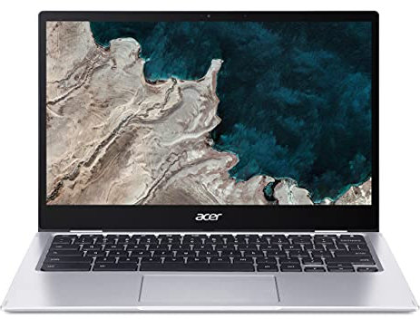 Acer Chromebook Spin 513 (13,3 Zoll FullHD IPS Touchscreen, 16mm flach, bis zu 16 Stunden Akkulaufzeit, WLAN, Google Chrome OS) Silber