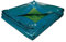 TERRE JARDIN - Bâche de Protection Extérieur, 6 x 10 m - Bâche Multi-Usage Résistante, Polyéthylène 70 g/m², Anti UV - Bâche pour Bois de Chauffage - Œillets en Aluminium - 6 x 10 - Bleu