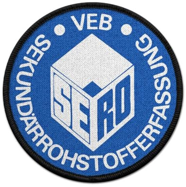 Patch SERO DDR VEB Sekundärrohstofferfassung Retro Ost Aufnäher#37194