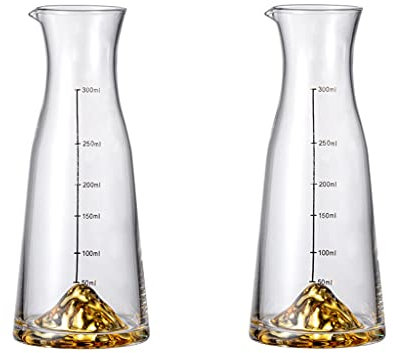 Carafe Vin Distributeur de vin de verre cristal Liqueur Home Hôtel Décanteur personnalisé Set Creative Set 300ml Carafe a Decanter