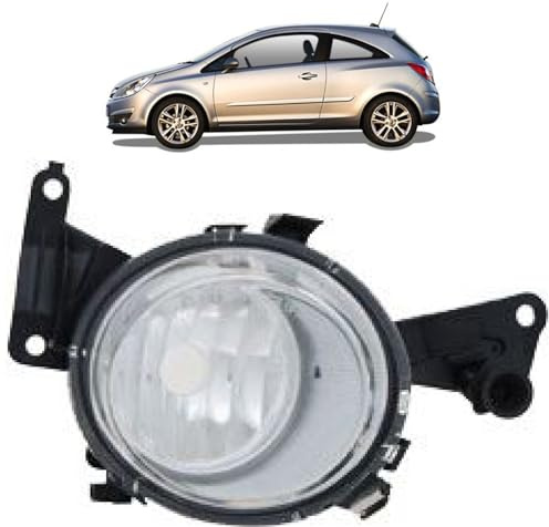 DM Autoteile 108414 Nebelscheinwerfer Nebelleuchte Nebellicht rechts H10 kompatibel für Opel Corsa D S07 Sport