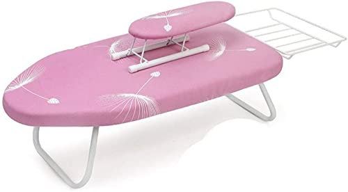 Tabla De Planchar Multifuncional, Mesa De Planchar De Metal Plegable Sala De Estar Balcón Lugar De Trabajo Rejilla De Planchar Cubierta De Agua Helada (Color : B, Size : 80 * 33 * 19CM)